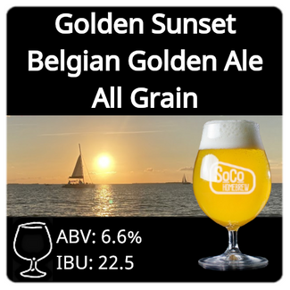 SoCo Golden Sunset Belgian Golden Ale - All Grain