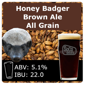 SoCo Honey Badger Brown Ale - All Grain