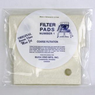 Buon Vino Mini Jet Filter Pad #1 Coarse