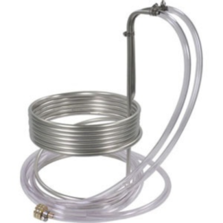 Stainless Steel Wort Chiller (25' x 3/8")