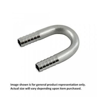 Stainless Steel U-bend, 1/4 barb X 1/4 barb