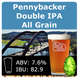 SoCo Pennybacker Double IPA - All Grain