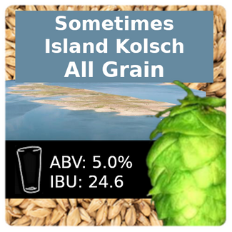 Sometimes Island Kolsch All Grain Recipe Kit