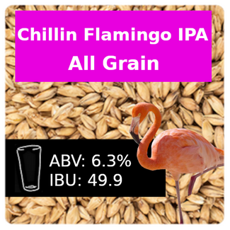 Chillin Flamingo IPA All Grain Recipe Kit