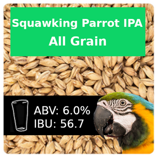 Squawking Parrot IPA All Grain Recipe Kit
