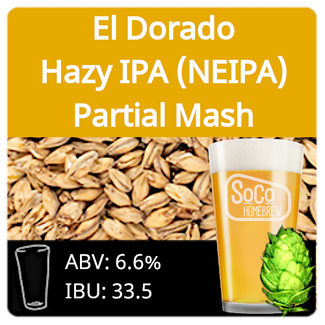 El Dorado Juicy IPA (NEIPA) - Partial Mash