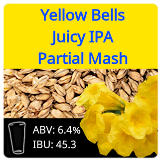 Yellow Bells Juicy IPA (NEIPA) - Partial Mash