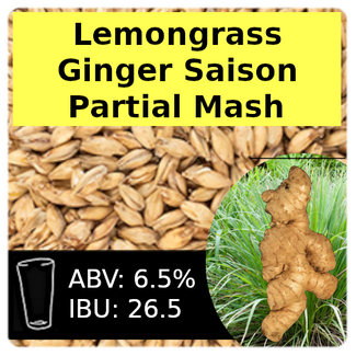 SoCo Lemongrass Ginger Saison All Grain Recipe Kit