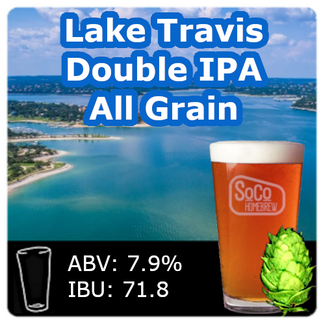 Lake Travis Double IPA - All Grain