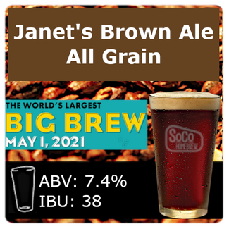 Janet's Brown Ale - All Grain