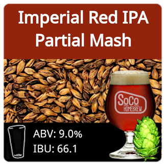 SoCo Imperial Red IPA Ale - Partial Mash