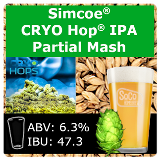 SoCo Simcoe® Cryo Hop® IPA - Partial Mash