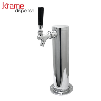 Krome Brand 3" Stainless Draft Tower with 1 Faucet