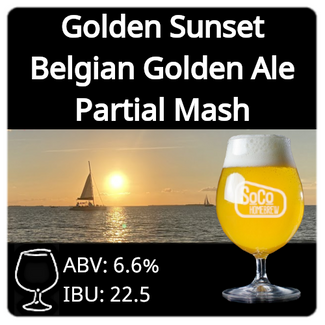 SoCo Golden Sunset Belgian Golden Ale - Partial Mash