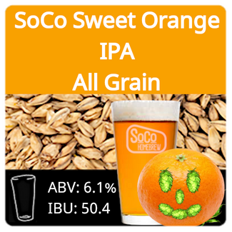 SoCo Sweet Orange IPA - All Grain