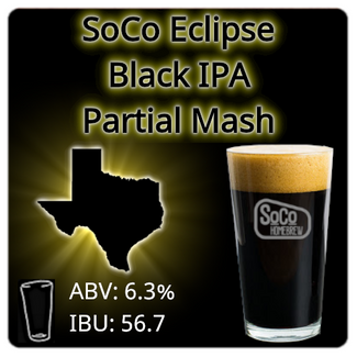 SoCo Eclipse Black IPA - Partial Mash