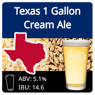 Texas 1 Gallon Cream Ale