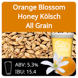 Orange Blossom Honey Kolsch - All Grain