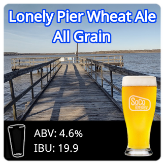 Lonely Pier American Wheat Ale - All Grain