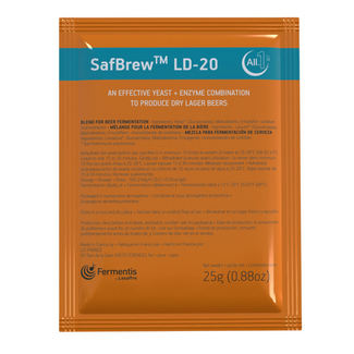 SafBrew LD-20 All In One Yeast & Enzyme - 25 gram