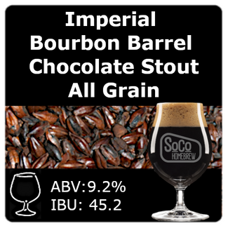 Imperial Bourbon Barrel Chocolate Stout - All Grain