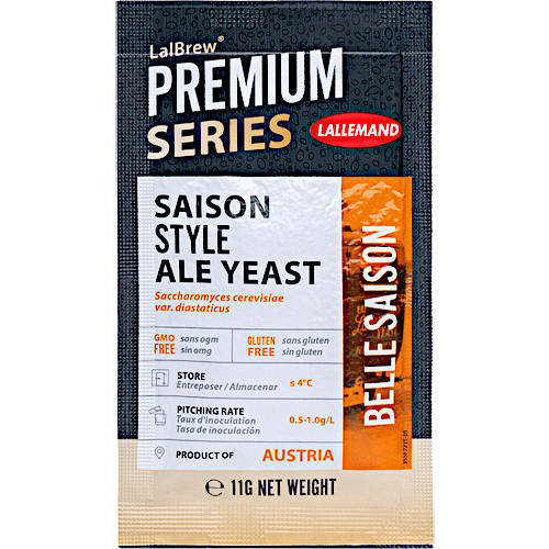 LalBrew® Belle Saison Dry Yeast - 11 gram