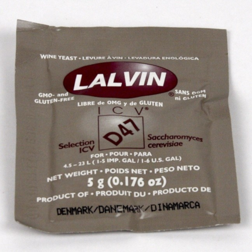 Lalvin ICV-D47 Dry Wine Yeast - 5 gram