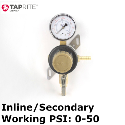 Taprite Inline Secondary 1 Gauge Single Body Regulator