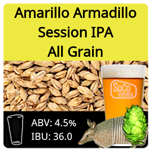 Amarillo® Armadillo Session IPA - All Grain