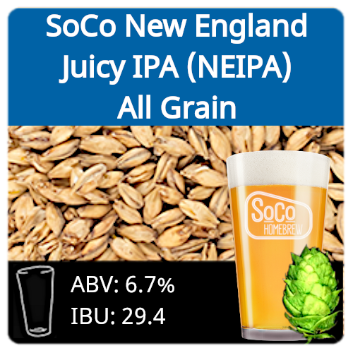 SoCo New England (NEIPA) Juicy IPA - All Grain