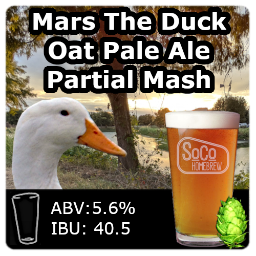 Mars the Duck Oat Pale Ale - Partial Mash