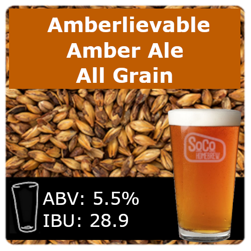 Amberlievable Amber Ale - All Grain