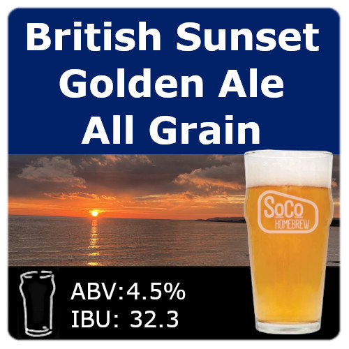 British Sunset Golden Ale - All Grain
