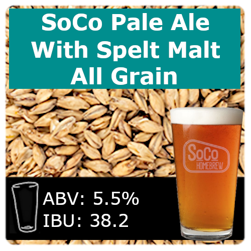 American Pale Ale with Spelt Malt - All Grain