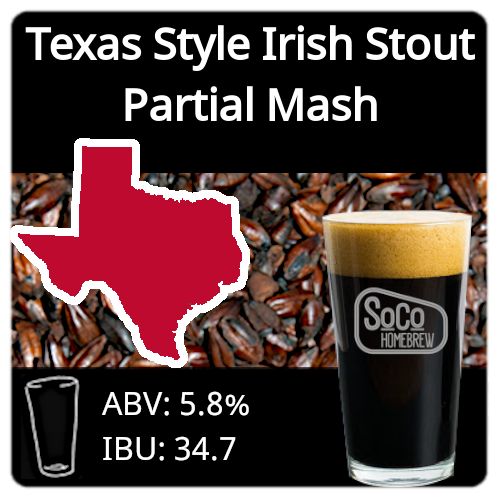 Texas Style Irish Stout - Partial Mash