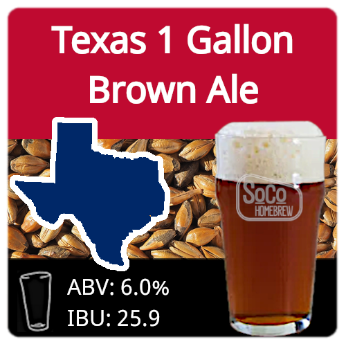 Texas 1 Gallon Brown Ale