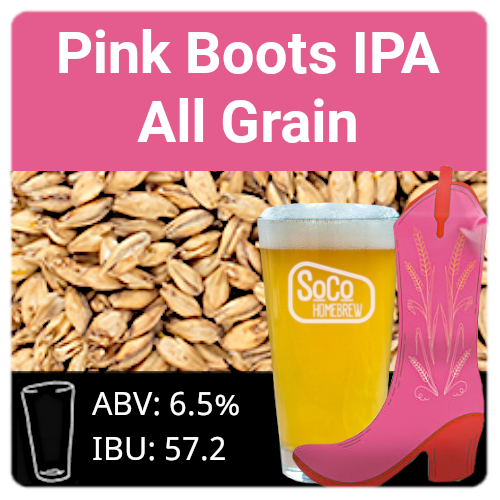 Pink Boots IPA - All Grain