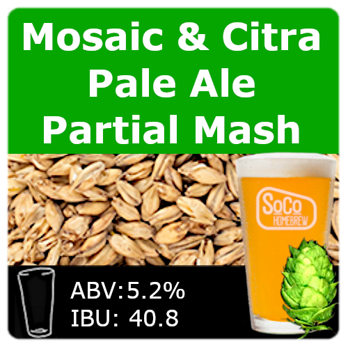 Mosaic and Citra Pale Ale - Partial Mash