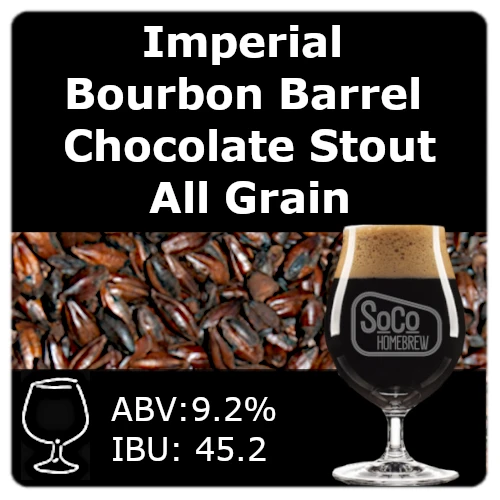 Imperial Bourbon Barrel Chocolate Stout - All Grain