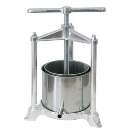 Fruit Press With Stainless Steel Basket & Basin - (Medium)