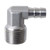 Stainless Steel Elbow with 1/2" MPT and 3/8" Barb