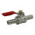 CO2 line ball valve 3/8" Barb x 3/8" Barb