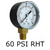 Regulator Gauge - 60 PSI Top Mount with 1/4" MPT