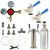 Kegerator Conversion Kit with 2 Faucet Tower, Sankey Couplers, & Duotight Fittings