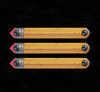 Pencil M-LOK rail cover 3-pack, black polymer panels