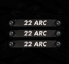 .22 ARC caliber marker M-LOK rail cover 3-pack