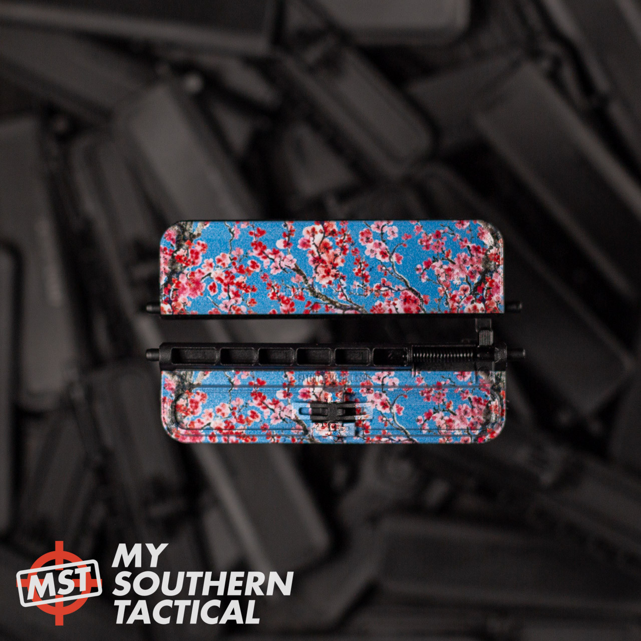 AR-15 Cherry Blossom Dust Cover - Magpul Ejection Port Cover