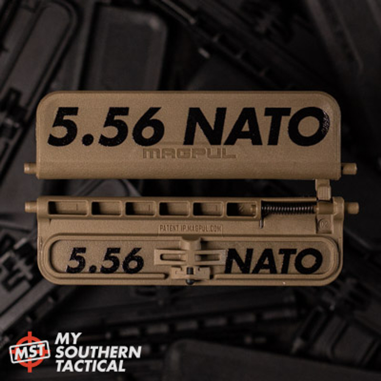 5.56 FDE AR15 Ejection Port Cover Magpul Dust Cover