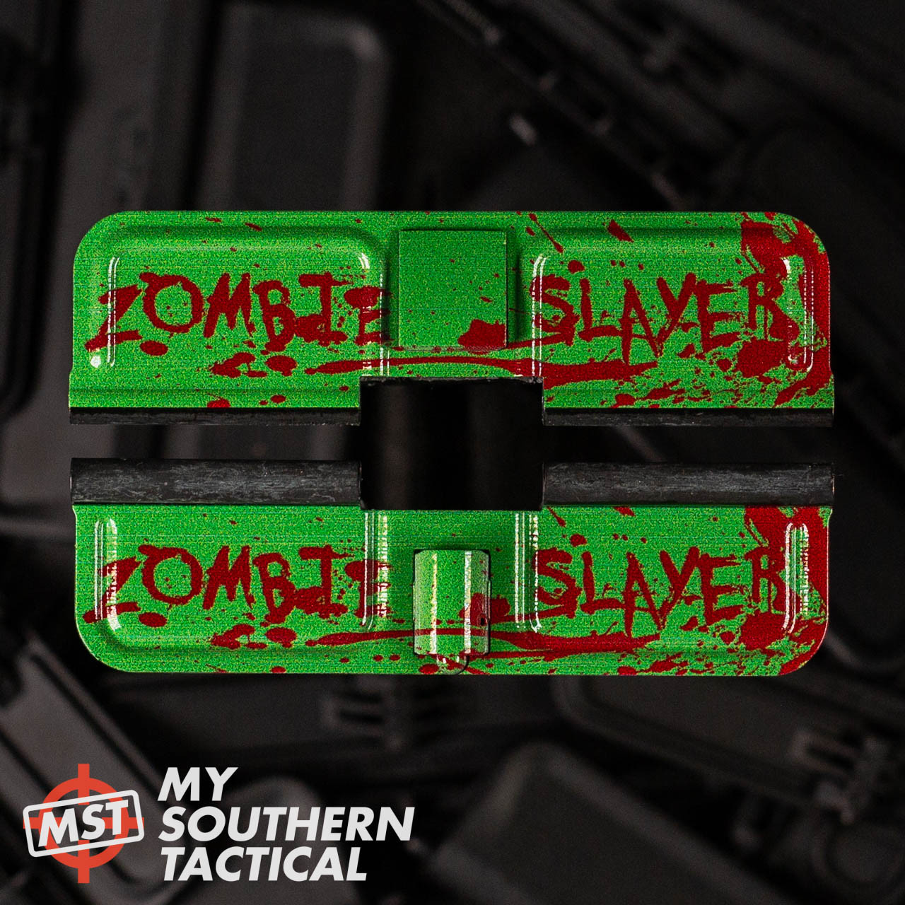 AR-15 Steel Ejection Port Dust Cover - Zombie Slayer ar-15-steel-ejection-port-dust-cover-zombie-slayer