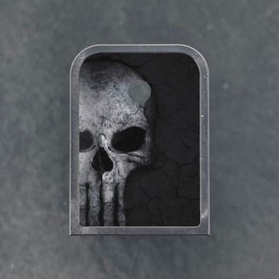 Custom Mag Baseplate for Glock - Skull